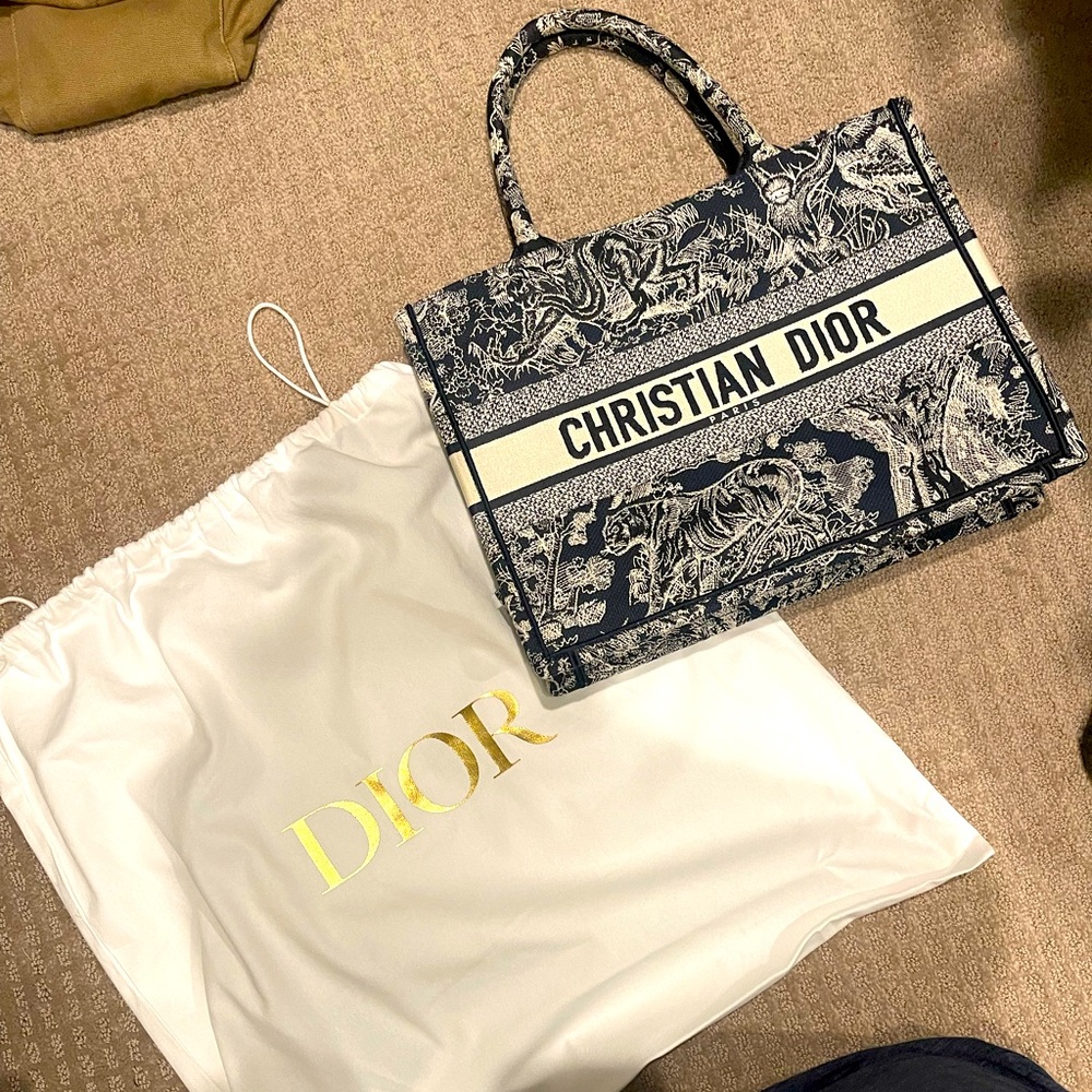 Brand new never used New Medium Dior book tote.
